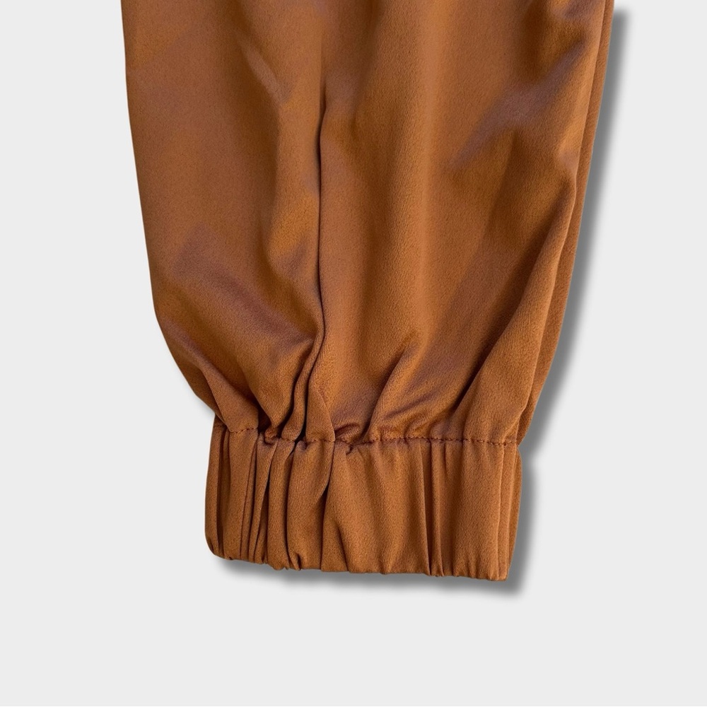 Abercrombie & Fitch Women's Track Joggers in Warm Brown - Picture 6 of 7